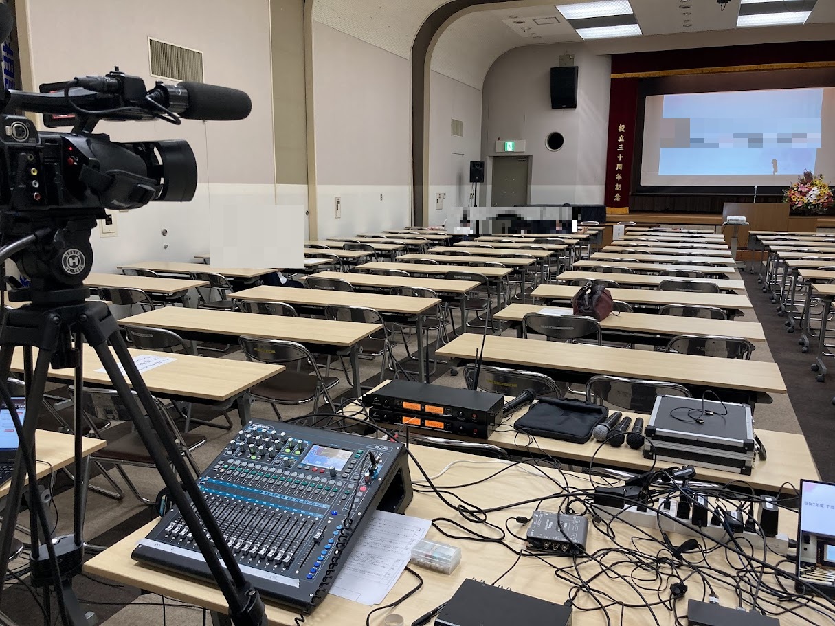 千葉市教育会館ライブ配信の音響レンタル