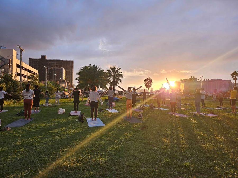 2025千葉ヨガ祭音響レンタル千葉市中央区さんばしひろば